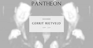 Gerrit Rietveld Biography | Pantheon