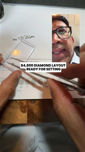 Off to the goldsmith! Proposing soon? Let’s build your engagement ring together! DM me or book a 1-on-1 with me (MilestonesFineJewelry.com/Appointments). #jewelry #asmr #diamonds #milestonesfinejewelry