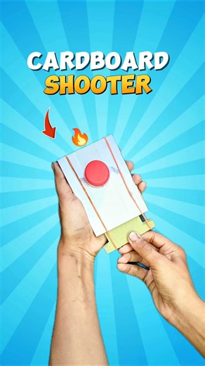 best cardboard shooter 🤯, how to make cardboard projects #shorts #cardboard #project