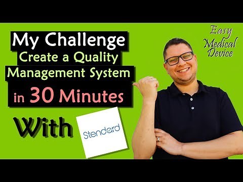 Create a Quality Management System in 30 minutes with Stendard