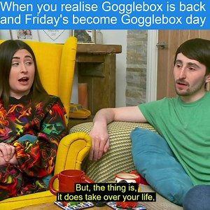 38K views · 1K reactions | Who's ready for the return of Gogglebox Friday's? BRAND NEW GOGGLEBOX starts tonight on Channel 4 at 9pm!  | GoggleboxFanpage | Facebook