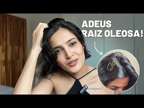 Como deixar a raiz do cabelo super SOLTINHA | raiz oleosa e pontas secas