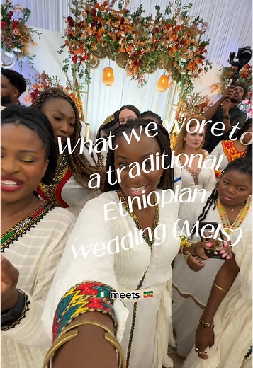 Traditional Ethiopian Wedding Attire in Addis Ababa