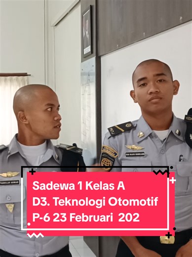 Nama Perkuliahan : gambar teknik Nama Sub Materi : - Pertemuan 6 Topik: Potongan Benda (Bagian 2) & Kepala Gambar •\tPenerapan potongan pada gambar teknik •\tArsiran potongan •\tKepala gambar/etiket sesuai standar Latihan menggambar potongan Hari/tanggal : 23 Februari 2026 Jam\t: Senin 14.30 sd 17.00 Nama Dosen : Ajie Setiawan, S.ST.,M.T.,M.H Kampus : Politeknik Keselamatan transportasi jalan Prodi : D3. Teknologi Otomotif Kelas Ruangan : Sadewa 1 Kelas A Nama Taruna : 1\tAditya Raihan Sapri \t2