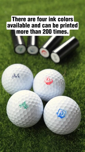 Customize your golf balls with a stylish monogrammed initial stamp! Comes with a durable metal storage box, perfect for any golf-loving dad or birthday gift. | Callie Canada