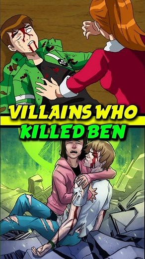 Villains Who Actually Killed Ben 10 | #ben10 #cartoon#ben10death #ben10alienforce#ben10ultimatealien