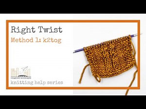 Right Twist tutorial