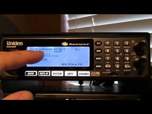Uniden Bearcat BCD536HP Favorites and Systems Part 2