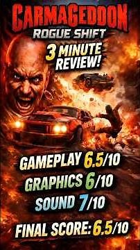 Carmageddon: Rogue Shift Review — Honest 3-Minute Breakdown #gamereview #pcgaming #gaming