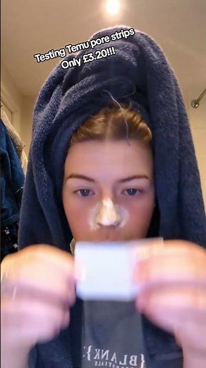 Testing Temu Lanbena Pore Strips