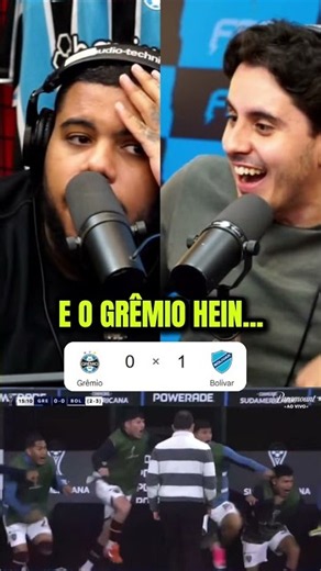 GRÊMIO guaranteeing tonight's party... 🤣 #GRÊMIO #SUDAMERICANA