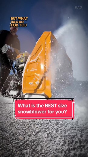 WHAT SIZE SNOWBLOWER IS BEST FOR YOU? ❄️ ⤵️ 3️⃣ Stage | Ideal to handle up to 23” of snow and dealing with extreme winter conditions or for larger areas you’re looking to clear snow quicker and more efficiently. 2️⃣ Stage | Ideal for handling 12” snowfalls in extreme winter conditions in areas that range from 8-15 cars. Trac systems are an added bonus and are designed to tackle inclines, slopes, and gravel surfaces. #CubCadetPartner #snow #snowblower #snowremoval #snowday #snowstorm #winterstorm