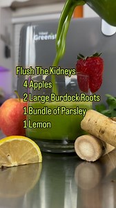 Are you retaining water? Your kidneys may not be functioning very well. Burdock root can help the kidneys filter impurities from the blood and support normal fluid retention levels. I get burdock root at my favorite local Asian grocery store. Here’s the recipe: Flush The Kidneys 4 Apples 2 Large Burdock Roots 1 Bundle of Parsley 1 Lemon Enjoy the recipe! Stay Juicy!!! | JuiceFeaster