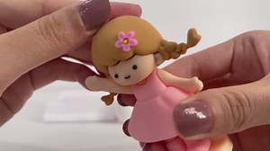 20 PCS Princess Cake Topper Balls Cake Decorations with Gold Happy Birthday Sign for Birthday Party Decorations (Pink)