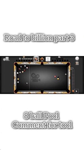 “8 Ball Pool Pro Gameplay | No Miss Challenge 💯” #ballpoolgame #8ballpool #cheto8ball #hack