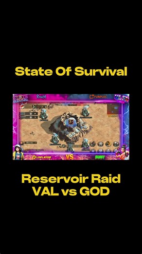 State Of Survival: VAL vs GOD - Reservoir Raid Gameplay
