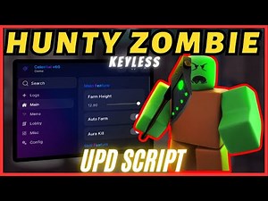 Hunty Zombie Script UPDATE 2.5 | GOD MODE Auto Kill, Auto Skill & Auto Roll (NO KEY)