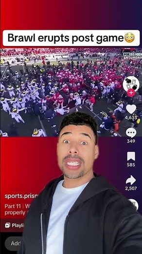 ohio state vs michigan fight