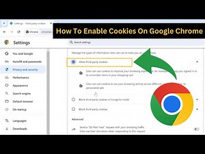 How To Enable Cookies On Google Chrome (2024 - Tutorial)
