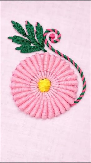 🌸 Perfect Flower Embroidery Design!