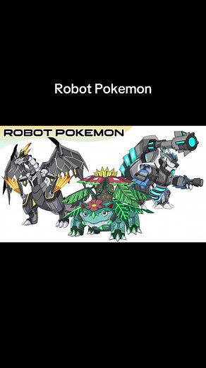 Kanto Starters Evolution as Robots! Paradox Pokémon (Part 1)