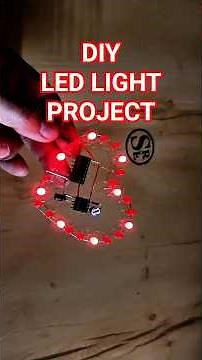 How to Make a Chasing LED Heart Circuit Step-by-Step | CD4017 & NE555 Tutorial #diy #diybuild #led
