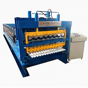 [Hot Item] Botou Manufacturer Three Layers Metal Roll Forming Machine Made in China