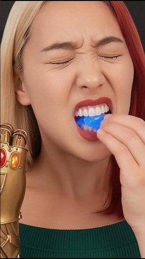 ASMR Eating Infinity Stone from Thanos Gauntlet 💎✨