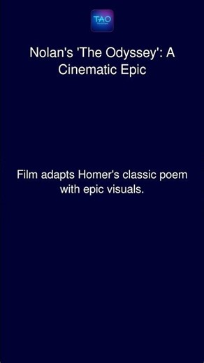 Nolan's 'The Odyssey': A Cinematic Epic