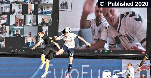 A Danish Soccer Team Invited 10,000 Fans to a Zoom Watch Party (Published 2020)