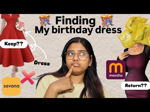Finding my birthday dress🎊🎂👗 |birthday edition| |birthday|