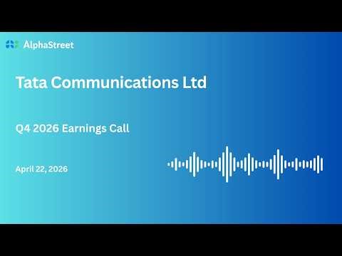Tata Communications Ltd Q4 FY2025-26 Earnings Conference Call