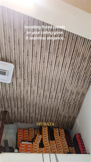 Installing fluted panels on your ceiling gives it a very unique look & feel. Not forgetting that there are various designs of panels available to match your style. Reach out today for inquiries.