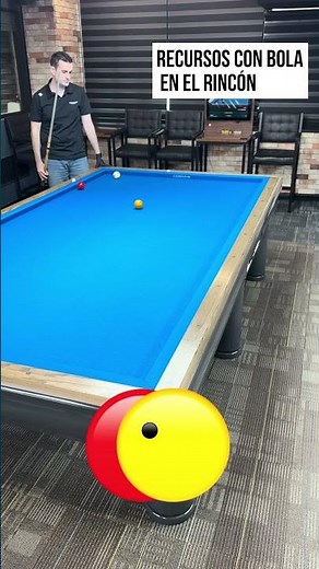Billar a 3 bandas - soluciones con bola en el rincón #3bandas #billiards #당구 #bida3bang