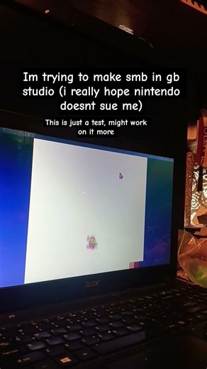 Test on making smb in GB studio #shorts