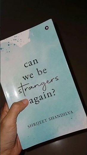Can We Be Strangers Again book by Shrijeet Shandilya | Must Read |Book Shorts | New Book 2026 ||