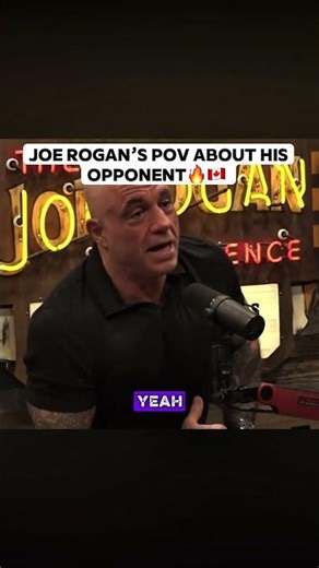 Joe Rogan,s Pov🔥🇨🇦 #joerogan #podcast #mma #mmafighter #mmanews #canada #fighter #wrestling