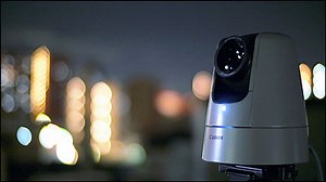 Network camera "VB-M40" which can be operated and browsed via the Internet from iPhone or PC