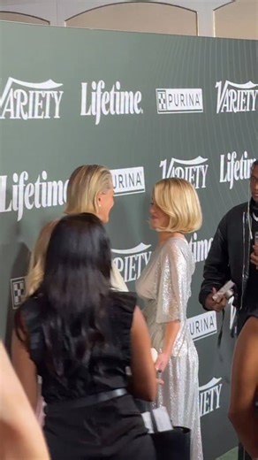 50K views · 15K reactions | Sydney Sweeney met up with Sharon Stone on the carpet at the Power of Women event, where the #Christy star is being honored. | Gold Derby | Facebook