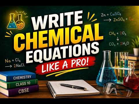 How to Write Chemical Equations Easily | Step-by-Step Guide