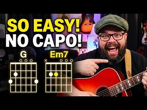 Goo Goo Dolls Slide Easy Acoustic Guitar Tutorial - No Capo!