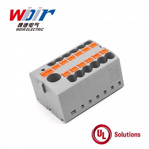 [Hot Item] Wdir Factory Price Wd16-2.5/12 Terminal Block Distribution Block Electrical Connector