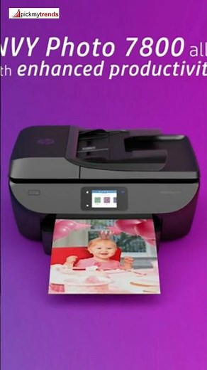 HP ENVY Photo 7855 All in One color Photo Printer with Wireless Printing. #photoprinter #printer