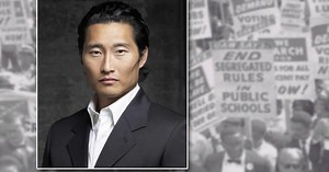 Actor Daniel Dae Kim, star of "Hawaii Five-0" and "Lost," offers a Skype testimonial about the status of racial equality in the United States, 50 years after the Civil Rights Act was signed into law