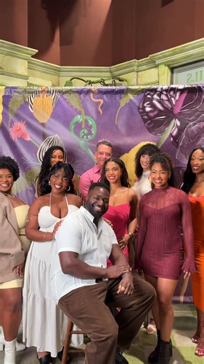 Little Shop of Horrors on Instagram: "Twoey’s not the only one who eats. Check out the behind the scenes from #LittleShopofHorrors annual #BlackHistoryMonth photoshoot, and don’t forget to check out the full gallery of photos from @marmiddletonphoto featuring a backdrop designed by @davida_enara on @playbill! 🌱"