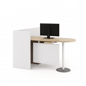 [Hot Item] Modern Simple Commercial Clinic Desk Diagnosis Table Furniture Wooden Office Desk for Doctor Office