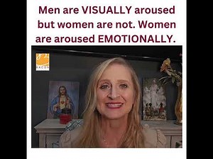 Men are VISUALLY aroused but women are not. Women are aroused EMOTIONALLY.