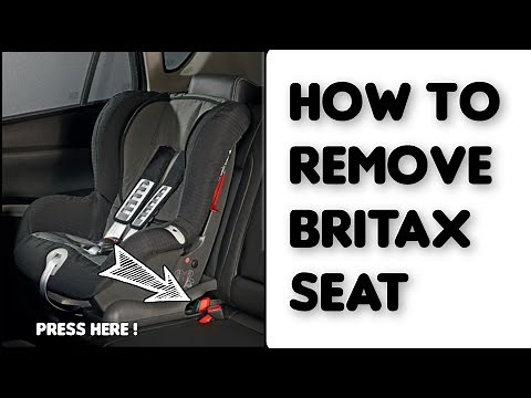 How to REMOVE Britax Child Seat with ISOFIX.