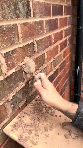 #Repointing #Satisfying #OddlySatisfying #Brickwork #Masonry