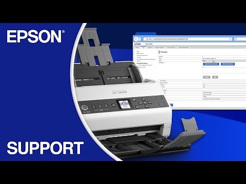Epson DS-730N | Scanning to a Network Folder
